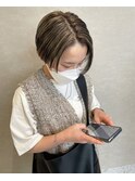 ショート×ハイライトカラー【北戸田】
