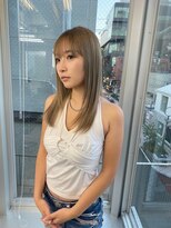 イキ 表参道(iki omotesando)&nbsp;ミディアムヘア/スラッシュ/グレージュカラー/デザインカラー