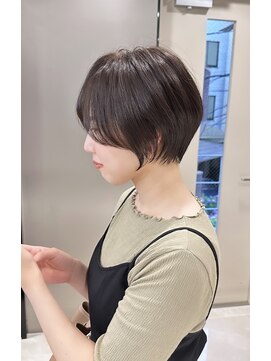 ハルキミナト ジャパン トウキョウ(HARUKI MINATO japan TOKYO) 大人丸みショート/前髪あり/20代/30代/40代
