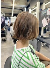 ブレス ヘアデザイン(BLESS hair design) 愛され小顔カット前髪ナチュラルショートピンクブラウン美髪