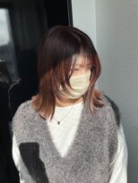 スターリバー(STAR RIVER)&nbsp;ピンクブラウン×顔まわりウルフ