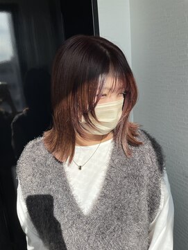 スターリバー(STAR RIVER) ピンクブラウン×顔まわりウルフ