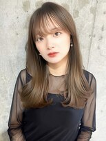 シーシンジュク 新宿南口(Sea shinjuku)&nbsp;韓国風前髪×レイヤーカット【新宿/前髪/レイヤーカット】