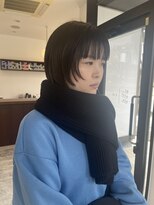 ビーヒアナウ 野々市市役所前店(BE HERE NOW N゜04) short bob