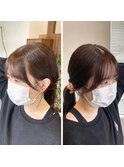 お顔まわりcut