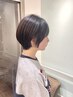 【池田 限定】ショートカット＋丸み縮毛矯正＋トリートメント　￥19250