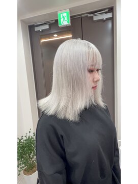 アレンヘアー 函館店(ALLEN hair) ホワイトカラー、韓国ホワイト