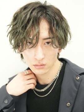 プルーブトウキョウ 渋谷(PROVE TOKYO) 波巻きスパイラル緩めセンターパートウルフ