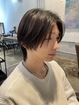 韓国シースルーマッシュウルフカルマパーマダウンパーマ