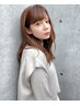 【1番人気】CUT＋透明感ルミシャスカラー(リタッチ)＋髪質改善4stepTr￥9000