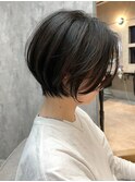 大人ガーリー_チョコレートカラーショート20代30代40代