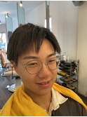 ツーブロックショートスタイル
