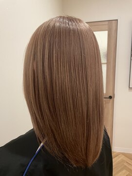 ビューティーワークスループライン(beautyworks LoopLine) ダブルカラーでつくる柔らかミディアム