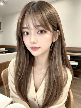 ラベスト キョウト(LOVEST) 【TONO  STYLE 292】韓国風ロングレイヤー×透明感グレージュ☆