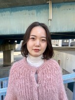 スリーヌーン(THREE noon)&nbsp;ボブ×ハイライトカラー