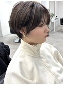 丸みショート　リップライン　博多ショート　髪質改善