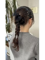 エルエスヘアー(LS HAIR)&nbsp;タイトポニーカチモリスタイル♪