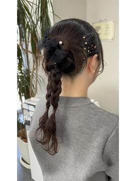 エルエスヘアー(LS HAIR) タイトポニーカチモリスタイル♪