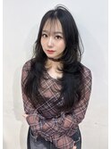 韓国レイヤーカット♪ブリーチなしダークブラウン