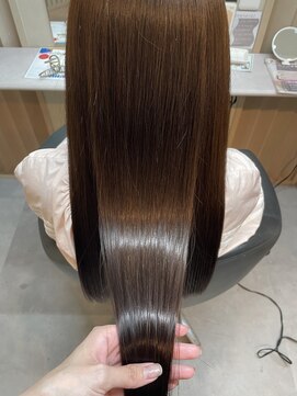 アンジュール 鹿児島中央店(UNJOUR.) 【髪質改善】PREMIUMストレート/20代30代40代