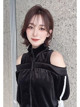 ロンド ラマ 岐阜(Lond bla-ma) ボブ／外ハネ／ブリーチなしダブルカラー