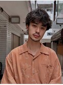 ウェーブヘア/ニュアンスパーマ/メンズカット/メンズ