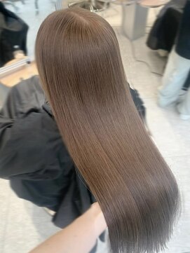 ペレ 梅田(PELE) くびれヘア/アプリコットオレンジ/夏のヘアアレンジ/梅田