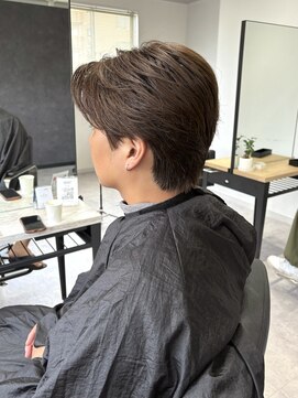 ブースト(BOOST) センターパート×オリーブベージュ