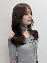 ハピネス 梅田茶屋町店(HAPPINESS)&nbsp;韓国風/レイヤーカット/顔周り/顔まわり/髪質改善/ベージュ