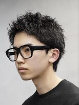 フィフス 大分(fifth)&nbsp;大分スパイキーパーマメンズカットナチュラルベリーショート20代