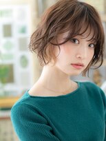 カバーヘア ブリス 大宮西口(COVER HAIR bliss)&nbsp;■イヤリングカラーゆるふわ抜け感ボブパーマ51-2大宮20代30代