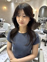 ジーナ 天神(Zina)&nbsp;韓国ヘア/レイヤーカット/顔周り/ハッシュカット/くびれヘア