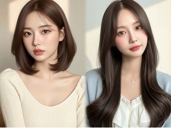 フォルテミラ(FORTE MILA)の写真/自社開発【髪質改善パールプラチナトリートメント】で驚きのツヤと手触り♪乾かすだけでまとまる髪へ/焼津