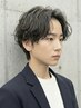 【人気No.4】メンズカット＋波巻きシャドウパーマ￥11,000/奈良/大和八木/橿原