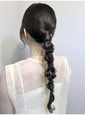 【Lilly渋谷】#ヘアセット#ヘアアレンジ#編み込み#編み下ろし