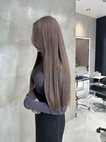 シェノン 表参道(CHAINON)&nbsp;表参道/着物ヘア/ダークアッシュ/ミディアムレイヤーカット/渋谷