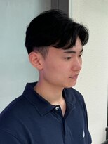 エルマーク 京都駅前(L-MARK)&nbsp;ニュアンスパーマ/センターパート/マッシュ/カルマパーマ/メンズ