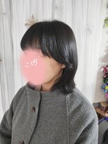 クリーム(Cream) 顔周りレイヤーカット