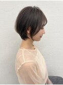 グレージュショートボブ