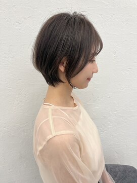 サラジュ 西宮北口店(SARAJU) グレージュショートボブ