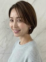 カバーヘア ブリス 戸田公園西口店(COVER HAIR bliss) オリーブグレージュレイヤーショートボブA12戸田公園30代40代