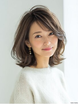 ビフィーノ リルネ(Bifino Rilune) 40代50代60代 ワンカールくびれボブ