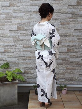 ラポール ミヨシ(rapport MIYOSHI)の写真/浴衣の着付け&ヘアセットで夏祭りへGO!あなた史上最高の思い出作りを応援します◎