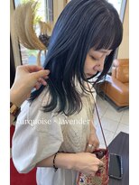 コレットヘア(Colette hair) ☆ターコイズ×ラベンダー☆