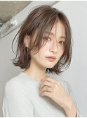 【ブルベ夏】垢抜けうざバング×大人ヘルシー外ハネくびれボブ