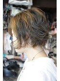 秋にチャレンジしたいショートアシメ×パーマ