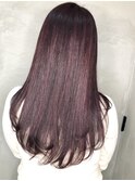 ハイライト細めパープル!