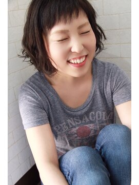 マティーナ ヘアー 池袋(Matina hair) 【大人ショート☆ビターブラニッシュカラー☆】