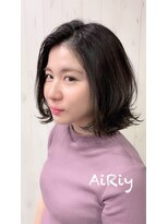 アイリー(AiRiy)&nbsp;【AMI】切りっぱなしボブ×透明感デザインカラー