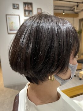 エイトタマプラ たまプラーザ店(EIGHT tamapla) 【EIGHTたまプラ】デザインカラー切りっぱなしボブ